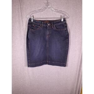 Wrangler Aura‎ Skirt Womens Petite 4P Mini Pencil Denim Pockets
